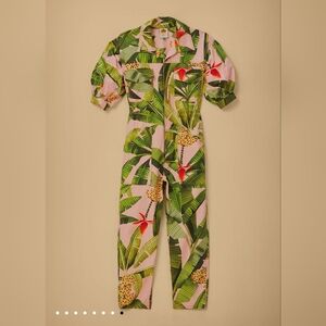 Farm Rio Tropical Banana Jumpsuit - Size M